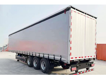 Semi-reboque de lona para transporte de animais novo TITAN Side Curtain Trailer for Sale in Congo: foto 3