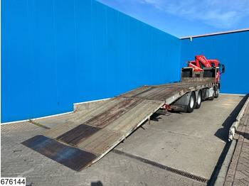 Camião de caixa aberta/ Plataforma, Camião grua MAN TGS 35 360 8x2, EURO 6, FASSI, Winch: foto 2