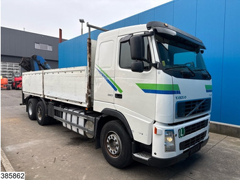 Camião de caixa aberta/ Plataforma, Camião grua Volvo FH12 380 6X4, EURO 3, Steel suspension, Palfinger: foto 3