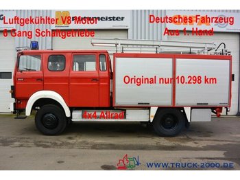 Camião furgão Magirus Deutz 120 - 23 AW LF16 4x4 V8 nur 10.298 km -Feuerwehr: foto 1