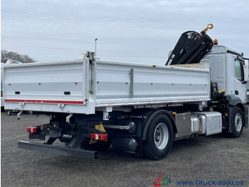 Camião basculante, Camião grua Mercedes-Benz Antos 1830 Hiab X-HIDUO138E2 Kran +FB 5+6 Kreis: foto 4