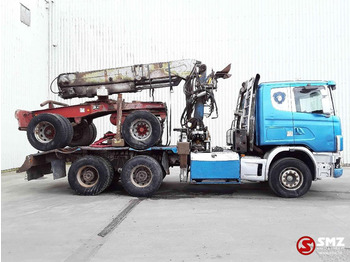 Tractor Scania 164 L 580 Loglift 251s 84 A: foto 4