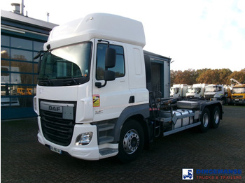 Camião polibenne DAF CF 460 6x2 Euro 6 Hyva container hook 20 t: foto 5