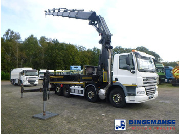 Camião grua DAF CF 85.410 8X2 RHD + Hiab XS855 EP6 Hipro: foto 2