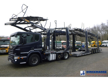 Camião transporte de veículos SCANIA P 410
