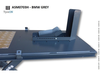 Equipamento para oficina ASM0703H motorcycle lifting table with front wheel chock - BMW grey: foto 2