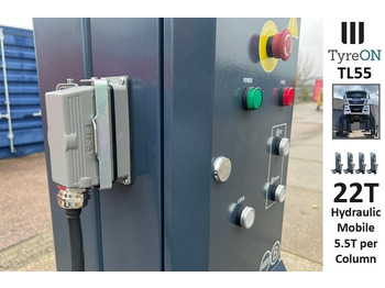 Equipamento para oficina TL55-4 22T mobile truck lifts - wired - 400V - performance 3,0 kW per column - large display - liftig time <= 75 s: foto 5