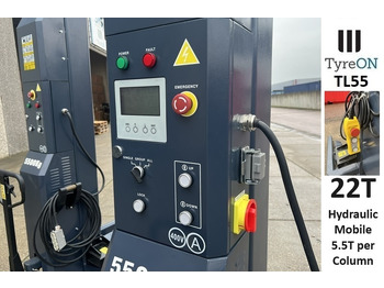 Equipamento para oficina TL55-4 22T mobile truck lifts - wired - 400V - performance 3,0 kW per column - large display - liftig time <= 75 s: foto 2