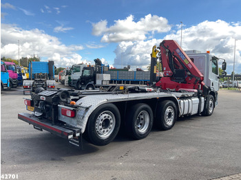 Camião polibenne, Camião grua DAF FAQ CF 400 8x2 Euro 6 HMF 21 Tonmeter laadkraan: foto 4