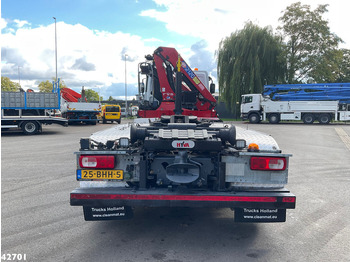 Camião polibenne, Camião grua DAF FAQ CF 400 8x2 Euro 6 HMF 21 Tonmeter laadkraan: foto 3