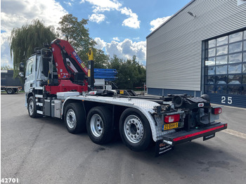 Camião polibenne, Camião grua DAF FAQ CF 400 8x2 Euro 6 HMF 21 Tonmeter laadkraan: foto 2