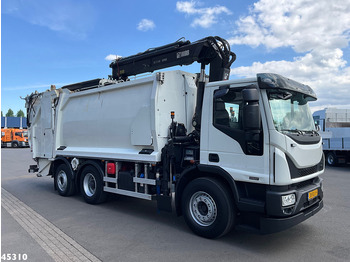 Caminhão de lixo Ginaf C 3128 NF Euro 6 Hiab 21 Tonmeter laadkraan Just 109.083 Km!: foto 3