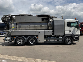Caminhão limpa fossa MAN TGS 28.440 FFG Flensburger 12,5m³ Saug/Spul combi Waterrecycling: foto 5