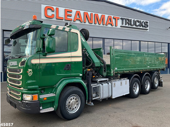 Camião basculante, Camião grua Scania G 490 8x4 Euro 6 Hiab 24 Tonmeter laadkraan: foto 4