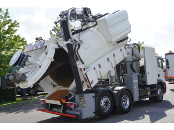 Caminhão limpa fossa MAN TGM 26.340 E6 / RIVARD sewage cleaner 11.8 m3 / 170 tho. km / steered axle: foto 3