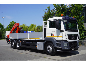 Camião grua MAN TGS 26.360 Flatbed / Fassi F175 7.7 T / steered 3rd axle: foto 2