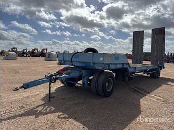 Semi-reboque baixa 1985 Louault Original 14.53 t T/A Remorque Porte-Engi ... Lowboy Trailer: foto 2