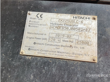 Escavadora de rastos 2019 Hitachi ZX225USLC-6 Tracked Excavator: foto 3