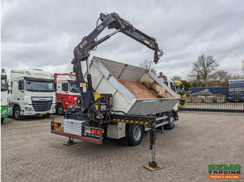 Camião basculante, Camião grua Volvo FL240 4x2 Dagcab Euro5 - 2 Zijdige Kipper + Kraan Hiab 088ES-3 HIDUO - RadioGrafisch - 39.900KM! - 11/2025APK: foto 3