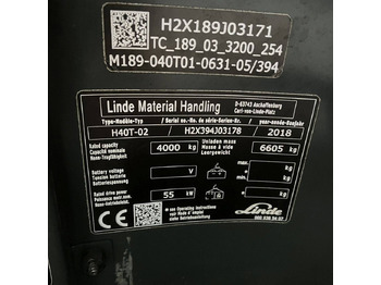 Empilhadeira a gás Linde H40T (394-02) Beverage: foto 4