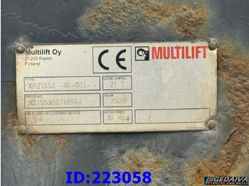 Sistema de elevação polibenne/ Multibenne HIAB Multilift XR21S53: foto 2