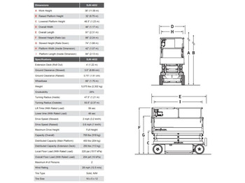 Plataforma de Tijera/ Plataforma de tesoura Skyjack SJIII 4632: foto 5