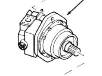 Motor de giro por Máquina de construção novo Case D4743730: foto 2