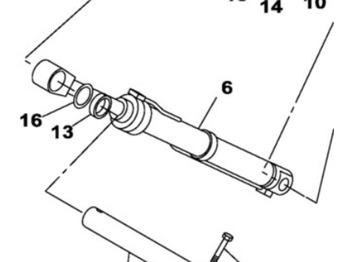Cilindro hidráulico CASE