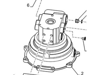 Motor de giro CASE