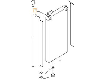 Radiador de óleo CASE