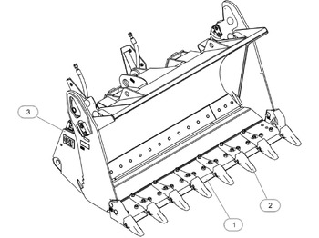 Balde para carregadeiras CATERPILLAR
