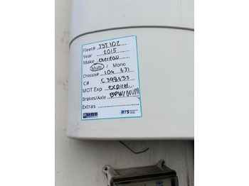 Semi-reboque frigorífico Chereau 2015 Vector 1950MT – JST102: foto 3