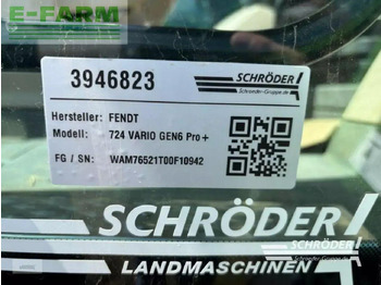 Trator Fendt 724 vario gen6 profi plus ProfiPlus: foto 4