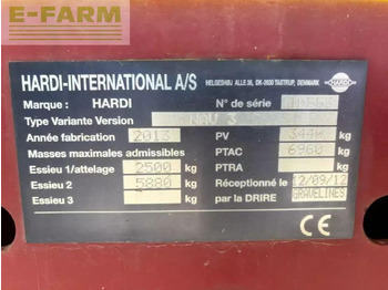 Pulverizador de arrastar Hardi navigator 3000: foto 5