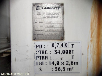Semi-reboque LAMBERET FRIGORIFIQUE - 10 787 HEURES: foto 5