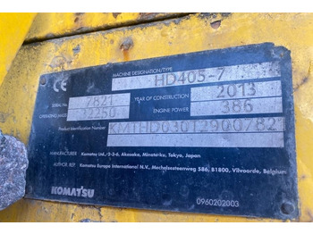 Leasing de Komatsu HD405-7  Komatsu HD405-7: foto 3 Leasing de Komatsu HD405-7  Komatsu HD405-7: foto 3