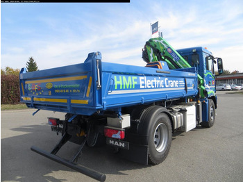 Camião basculante MAN TGS 18.420 4x4H BL HMF,Elektrokran 1820 K4 RC: foto 2