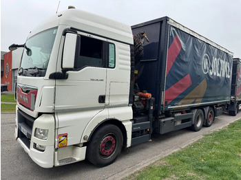 Camião grua MAN TGX 26.480 6X2 - EURO 6 + PALFINGER PK20002 + REMOTE + LIFTING AXLE: foto 4