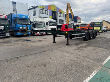 Semi-reboque transportador de contêineres/ Caixa móvel PACTON