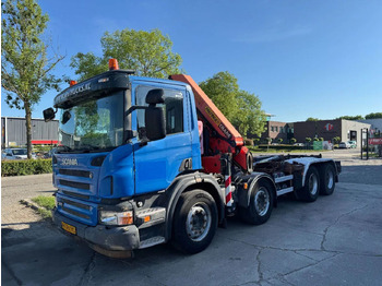 Camião grua Scania P380 8X4 PALFINGER HOOK + PALFINGER PK16502 + RE: foto 3