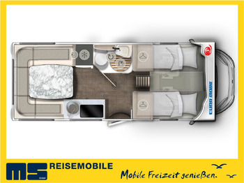 Autocaravana capucine Eura Mobil ACTIVA ONE 650 HS /MODELL 2025/ HECKSITZGRUPPE: foto 2