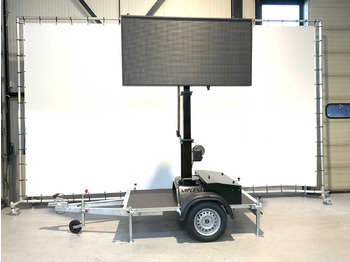 Máquina de outro Viplex tekstkar P8 ledscherm op aanhangwagen: foto 4