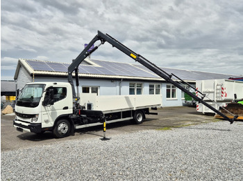 Carrinha de caixa aberta novo FUSO FUSO 9C18 Canter Alu Pritsche 5.5m Kran 3x hydr.: foto 2