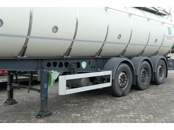 Semirreboque tanque para transporte de leite Berger SAPL 24 SATA, Isoliert, 32m³, 4 Kammern, SAF: foto 2