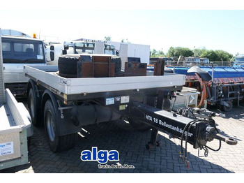 Reboque plataforma/ Caixa aberta HÜFFERMANN