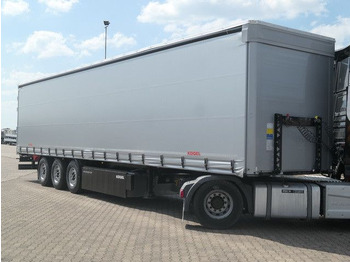 Semi-reboque de lona Kögel SN 24, Edscha, Palettenkasten, Luft-Lift, BPW: foto 2