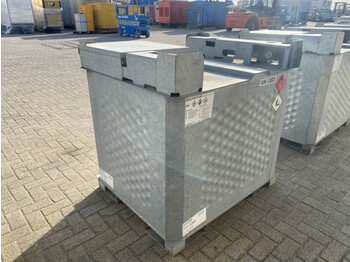 Depósito de armazenamento IBC Rietberg 1000 liter IBC Dieseltank Gegalvaniseerd: foto 4