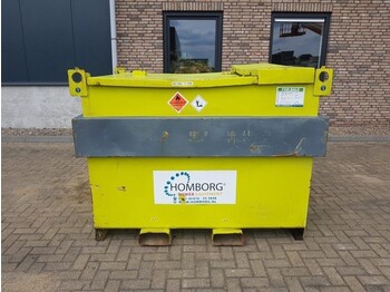 Depósito de armazenamento Kiwa IBC Steenbergen 2000 liter Kiwa IBC Dieseltank met handpomp: foto 3