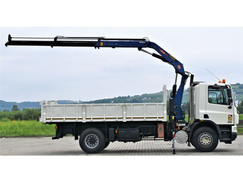 Camião grua, Camião basculante DAF CF 75.310 *Kipper 5,10 m + KRAN * TOPZUSTAND: foto 5