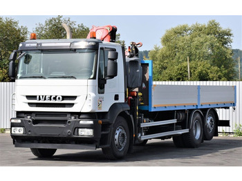 Camião grua Iveco Stralis 310 PRITSCHE 7,05m +KRAN +FUNK Iveco Stralis 310 PRITSCHE 7,05m +KRAN +FUNK: foto 4